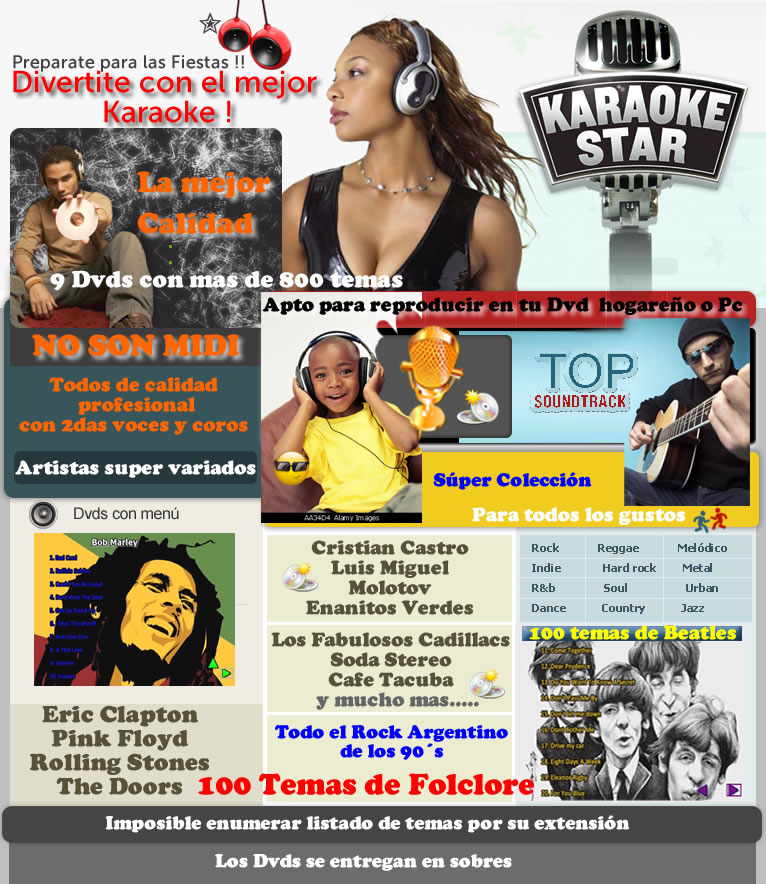 Karaoke Stars 2012 9 DVDs