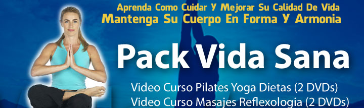 PACK VIDA SANA | PILATES YOGA MASAJES DIETAS Y MAS